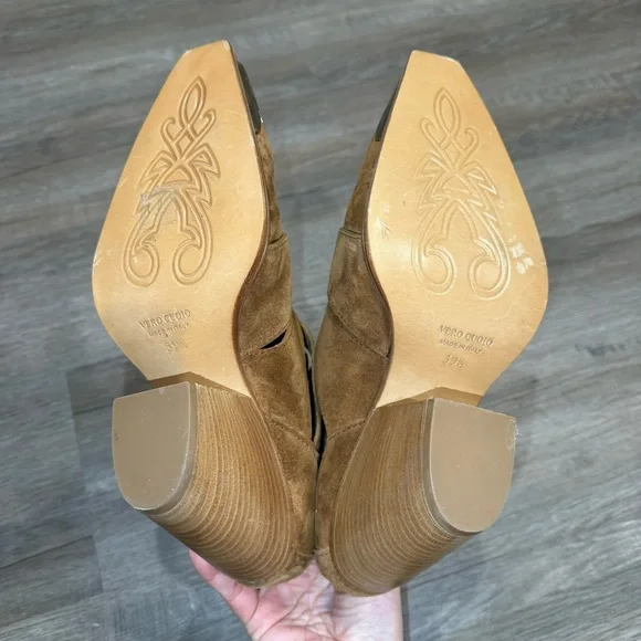 Free People Brayden Fisherman Sienna Brown Suede Boots - Picture 9 of 9